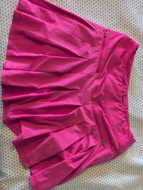 Bright Fuchsia Pleated Tennis Skirt